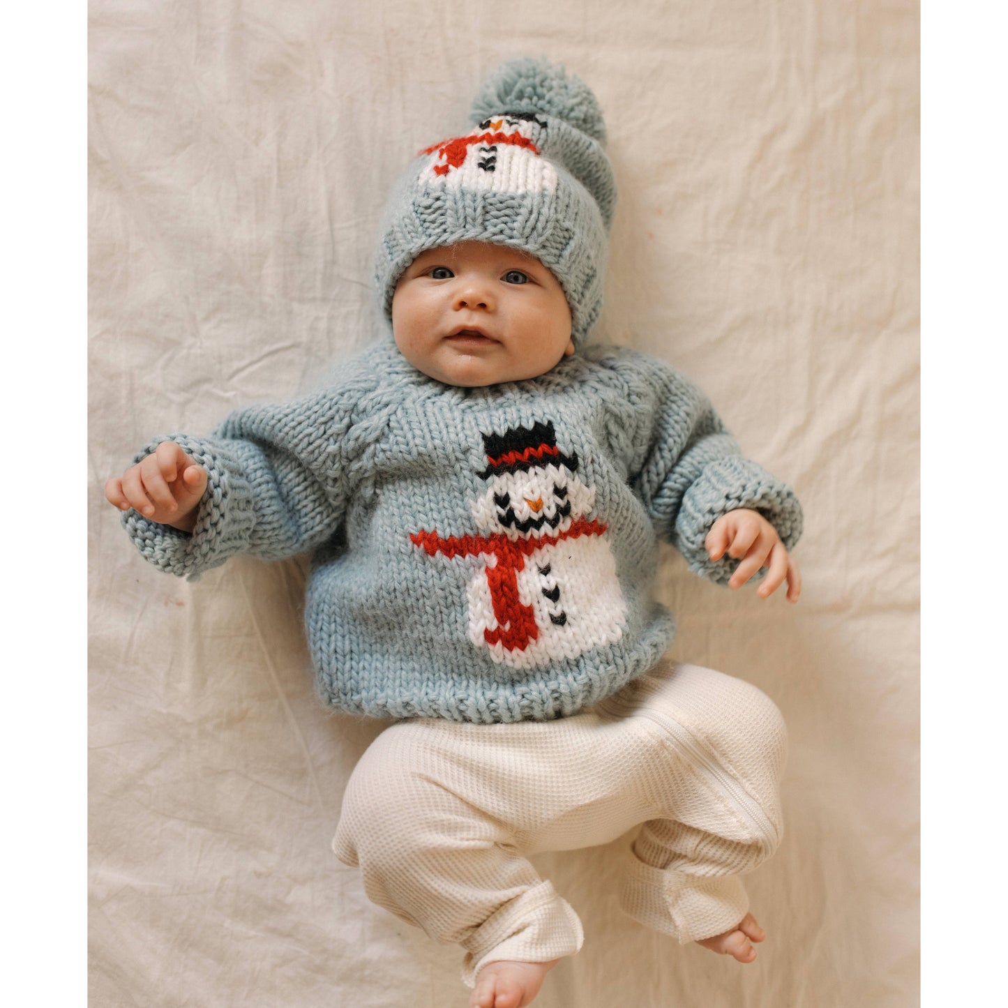 Frosty Snowman Crew Neck Sweater Baby & Toddler