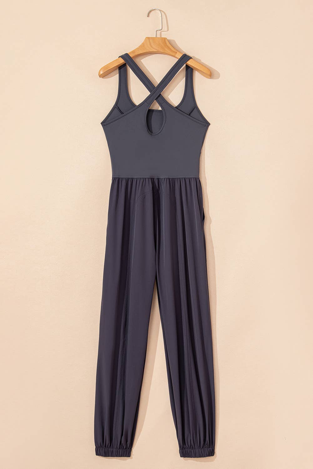Cross Back Jogger Jumpsuit