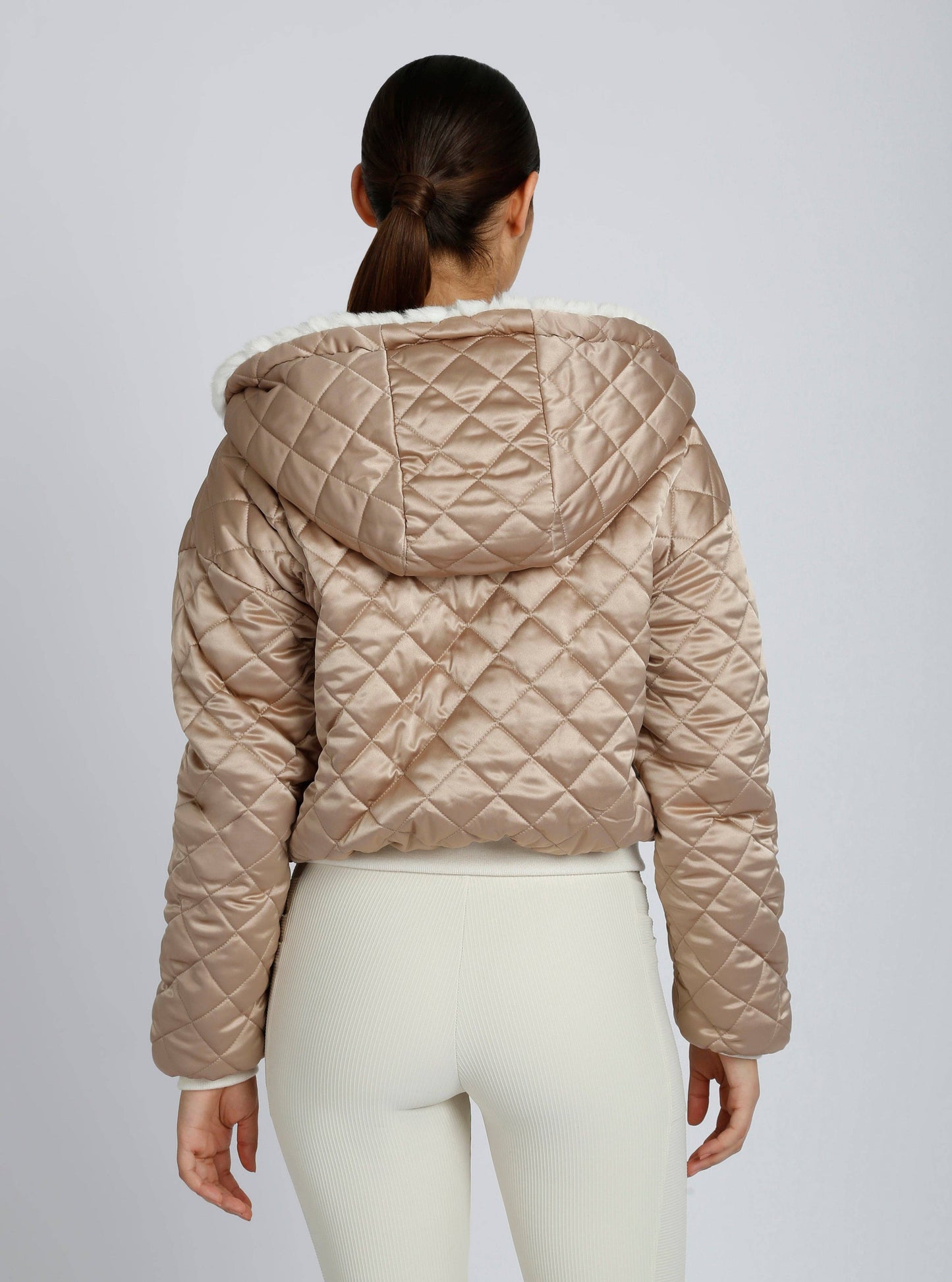 Fawn Reversible Faux Fur Hooded Jacket
