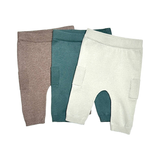Baby Side Pocket All Season Knit Pants (Organic Cotton)