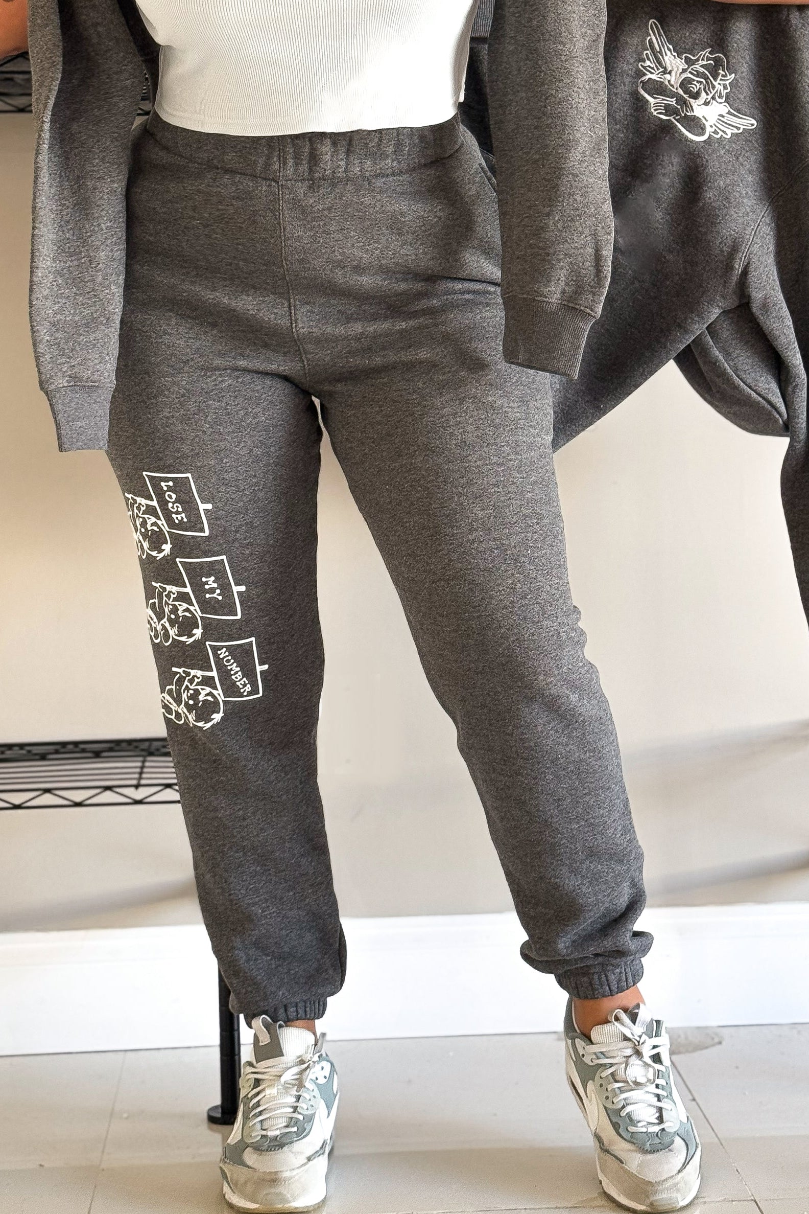 Boys lie lose my number sweatpants