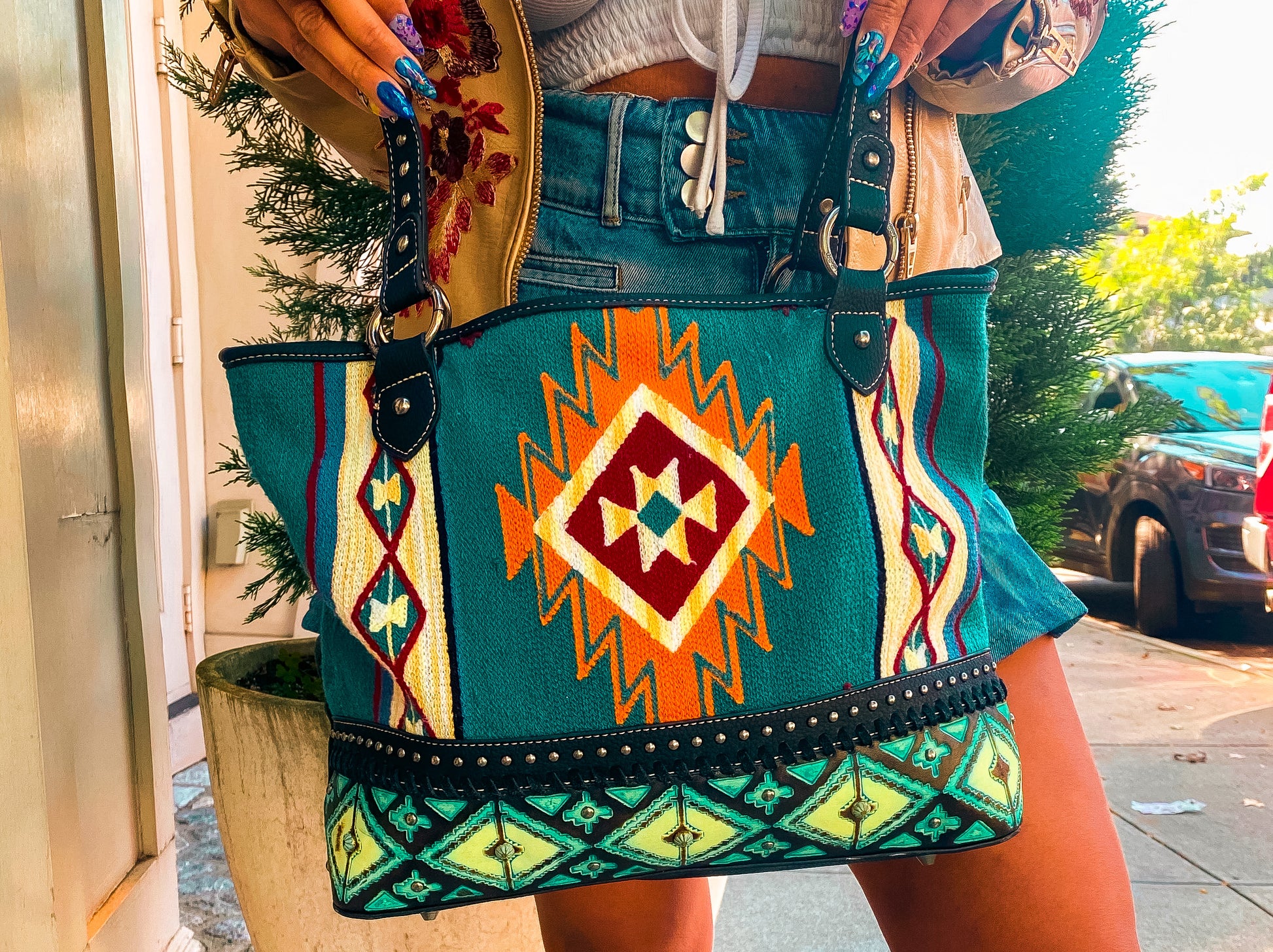 Montana West bag aztec print