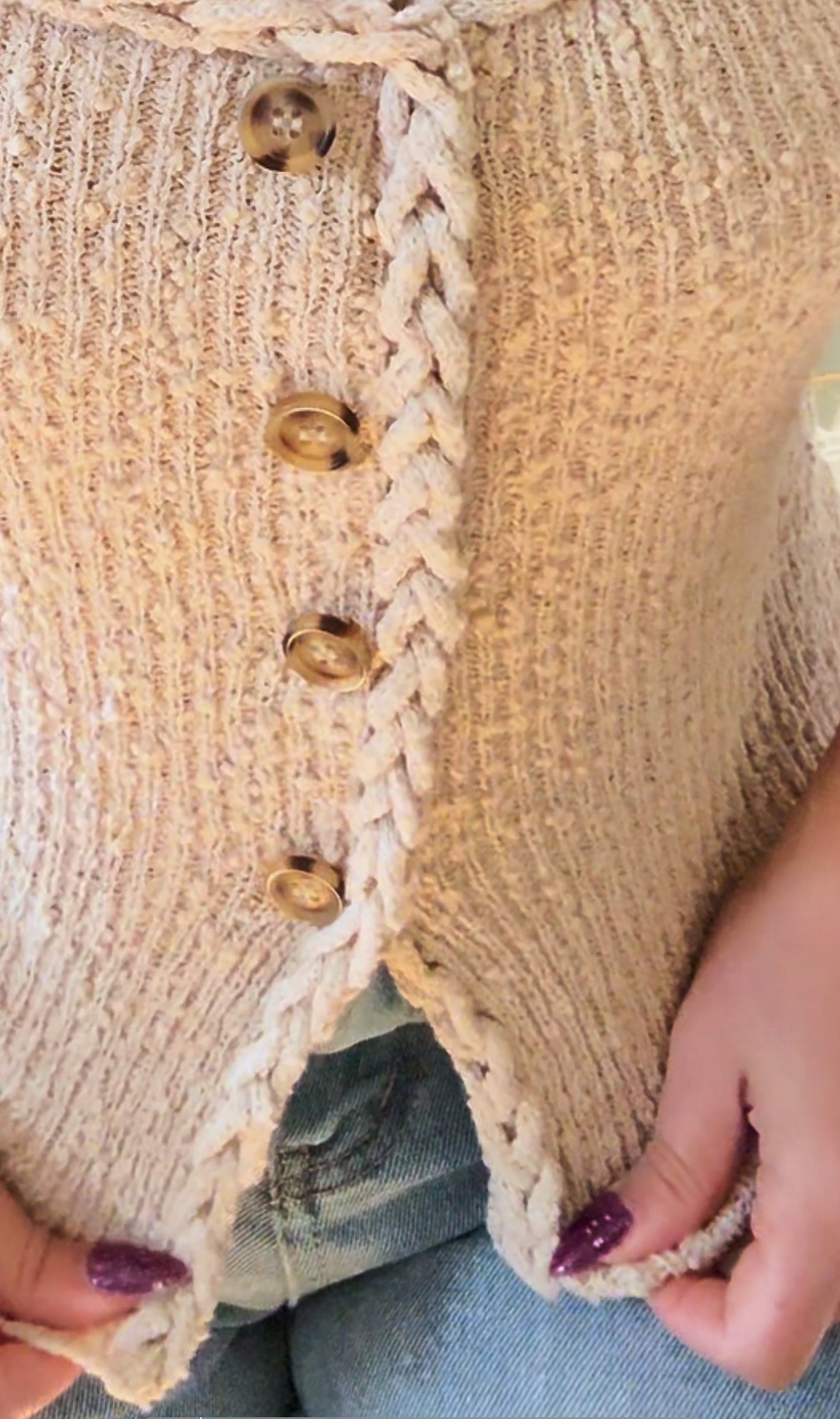 Chloe Braided Trim Knit Tube Top