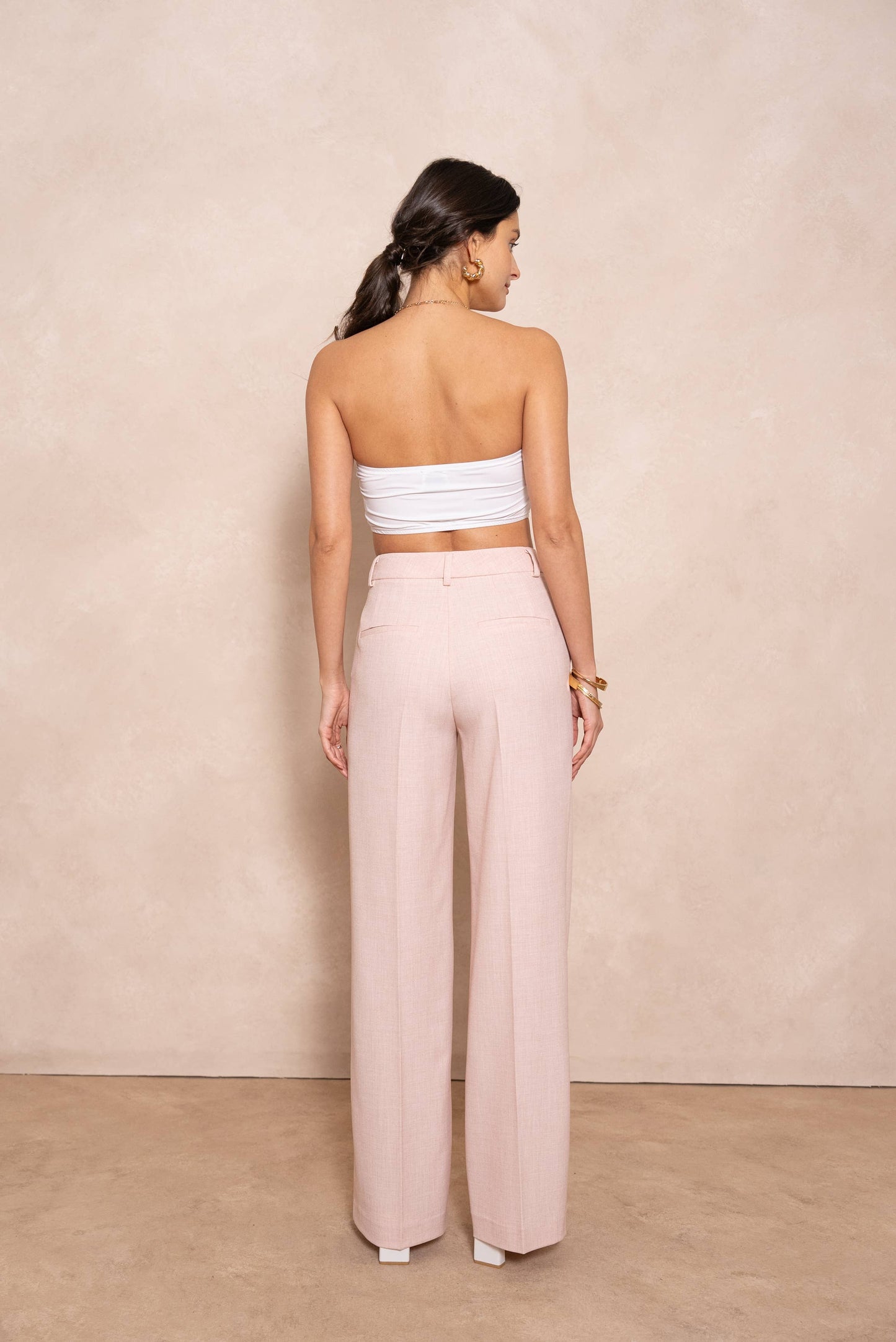 Paris Tailored Trousers Wide Leg