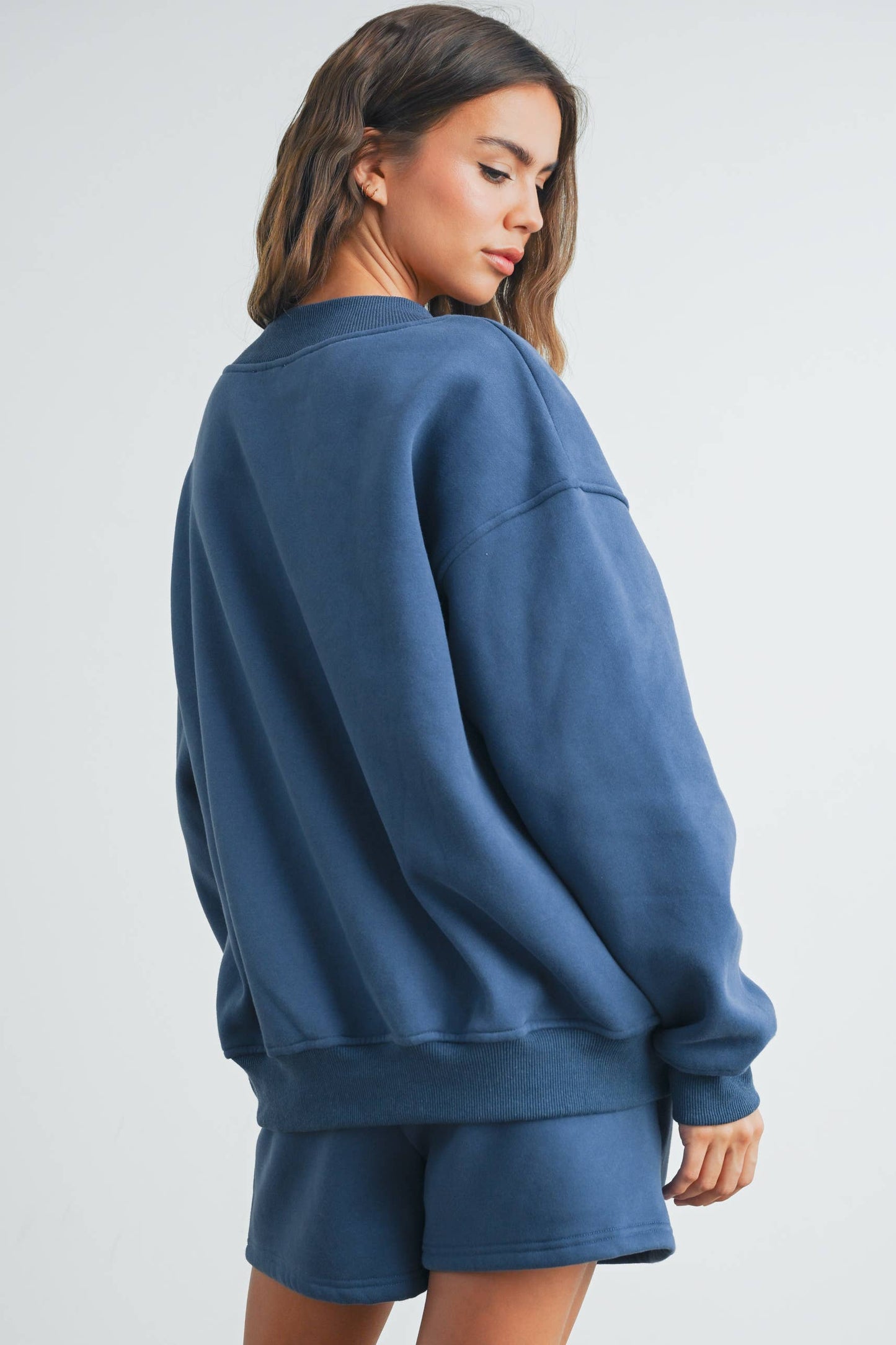New York V-Neck Sweatshirt - BMT7464