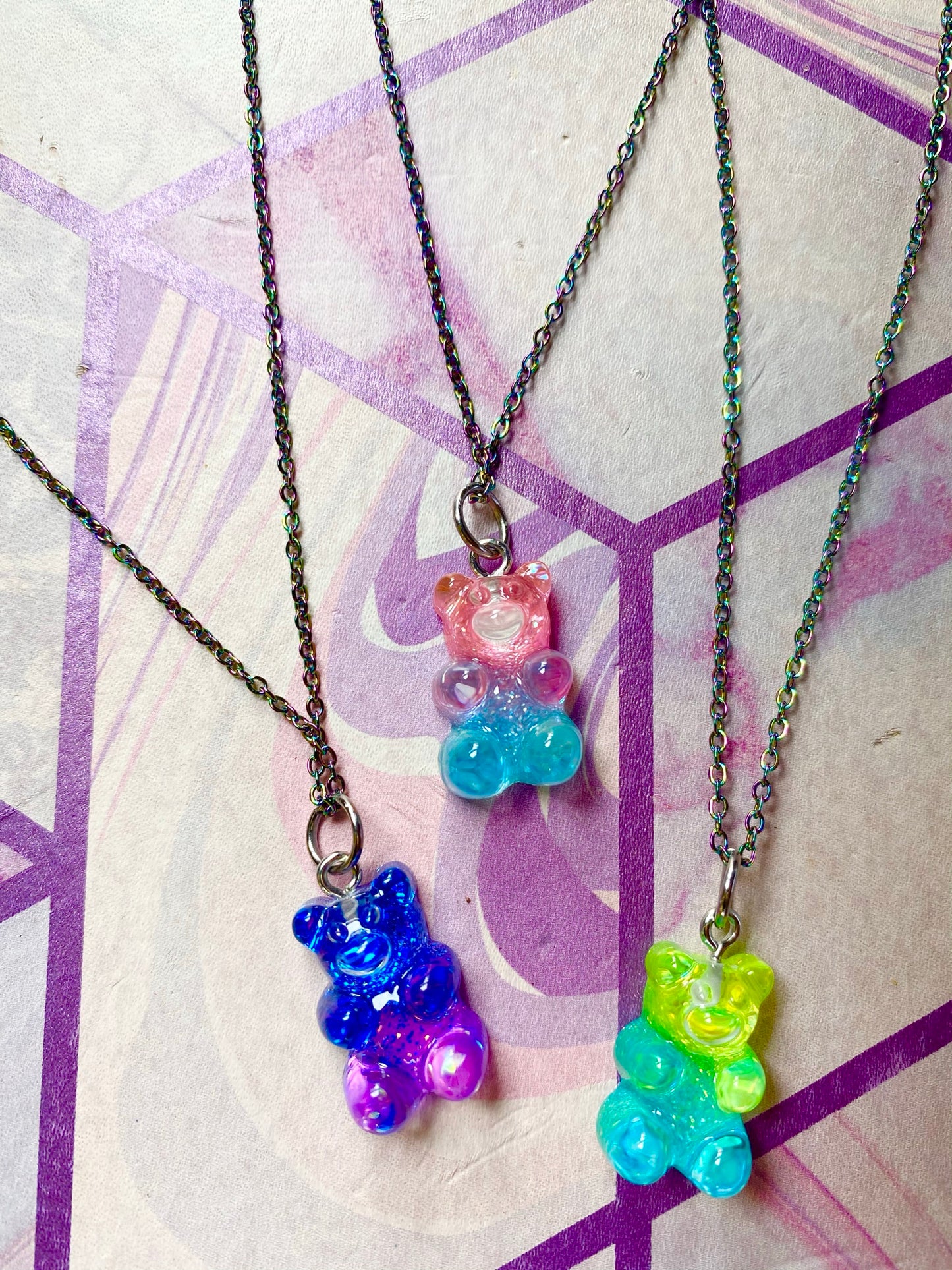 Gummy bear necklace 